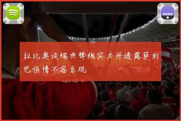 拉比奥谈瑞典锋线实力并透露萨利巴伤情不容乐观